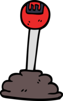 cartoon doodle gear shift png