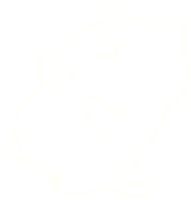 desenho de giz de gato fofo png