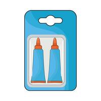 illustration of glue package vector