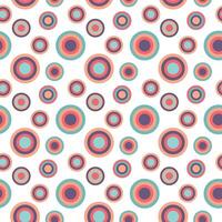 Colorful Circle Seamless Pattern Repeat Background vector