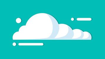 Cloud. Cloud icon isolated on background. vector