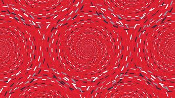 Abstract spiral dotted urgency round background. vector