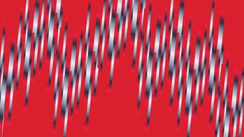 Abstract wavy line gradient color background in red. vector