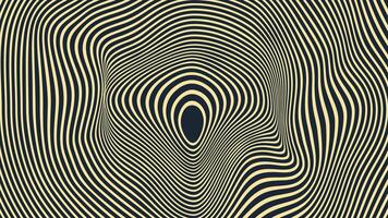 Abstract spiral distort line background in dark color. vector