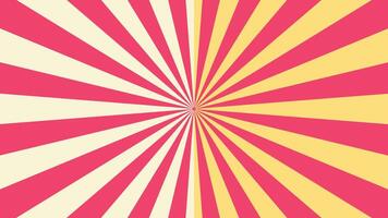 Abstract spiral wavy line urgency vortex round pink color background. vector