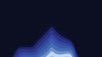 Abstract blue shade layer background in dark blue. vector