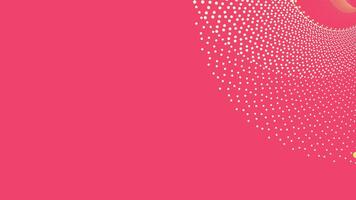 Abstract spiral wavy line urgency vortex round pink color background. vector
