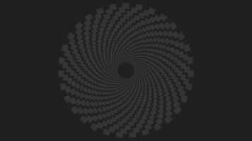 Abstract spiral dotted urgency round background. vector