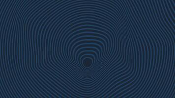 Abstract spiral distort line background in dark color. vector
