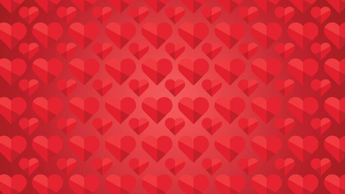 Abstract lovely women's day love symbol red background.