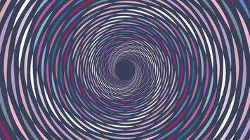 Abstract spiral round spinning vortex wavy line urgency data cycle background. vector