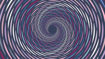 Abstract spiral round spinning vortex wavy line urgency data cycle background. vector