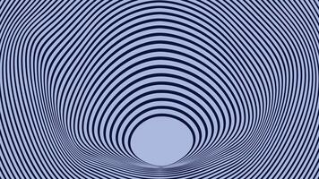 Abstract spiral distort line background in dark color. vector