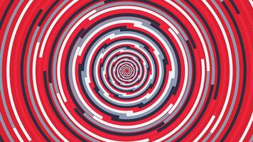 Abstract spiral dotted urgency round background. vector