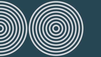 Abstract spiral dotted wavy line round urgency two color contrast  background vector