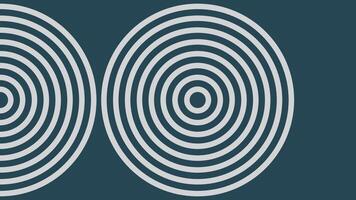 Abstract spiral dotted wavy line round urgency two color contrast  background vector