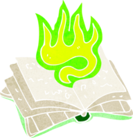 cartoon magic spell book png