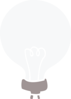 caricatura, garabato, bombilla png