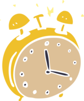 reloj alram de doodle de dibujos animados png