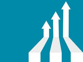 Business arrow chart. Concept for success vector