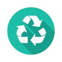 vector icono de reciclaje