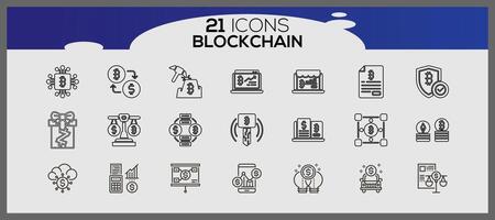 Cryptocurrency isometric icons set. Cryptocurrency icon elements set. Blockchain icons set. vector