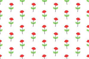 Flower pattern design in nature concept vector