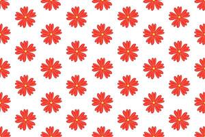 Flower pattern design in nature concept vector