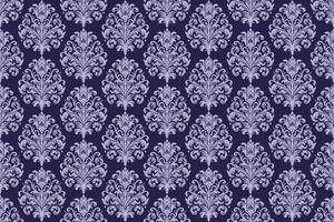 Damask Fabric textile seamless pattern textured background Luxury decorative Ornamental floral vintage style. Curtain, carpet, wallpaper, clothing, wrapping, textile vector