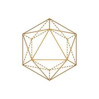 Bohemian Style Line Art Symmetry Icon Vector Luxury Design Template