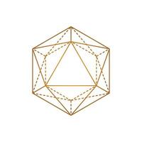 Bohemian Style Line Art Symmetry Icon Vector Luxury Design Template