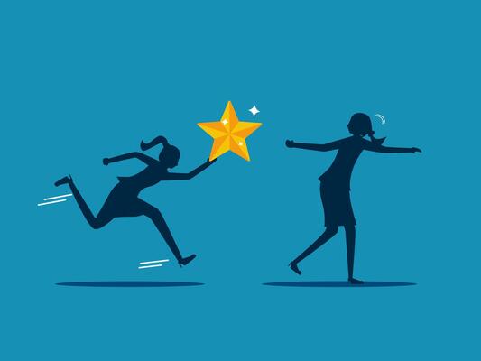 Forward business success vector