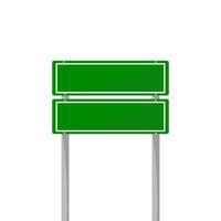 road sign isolated on a background. green traffic vector