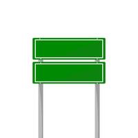 road sign isolated on a background. green traffic vector