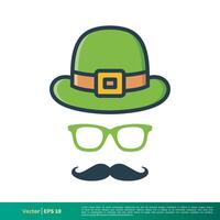 St. Patrick's Day Icon Vector Logo Template Illustration Design. Vector EPS 10.