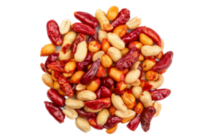 AI generated Spicy Roasted Peanuts Heap png
