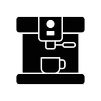 café fabricante icono vector diseño