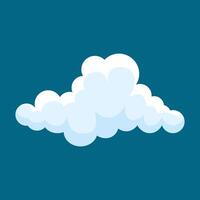 Cloud on sky. isolated on background vector