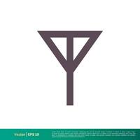 Connection Signal Icon Vector Logo Template Illustration Design. Vector EPS 10.