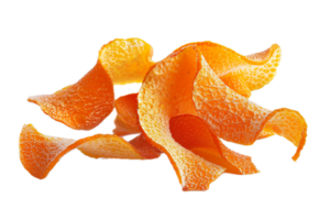 AI generated Twisted Orange Peel Spirals png