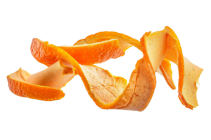 AI generated Twisted Orange Peel Spirals png