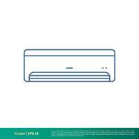 Air Conditioner Icon Vector Logo Template Illustration Design. Vector EPS 10.