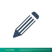 Pencil - Education Icon Vector Logo Template Illustration Design. Vector EPS 10.