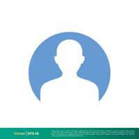 Profile Avatar Icon Vector Logo Template Illustration Design. Vector EPS 10.