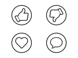 thumbs up icon vector