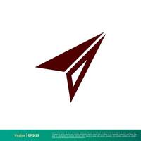 Arrow Pointer Icon Vector Logo Template Illustration Design. Vector EPS 10.