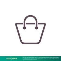 Women Bag Icon Vector Logo Template Illustration Design. Vector EPS 10.