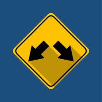 Traffic sign. Road sign isolated on the background vector