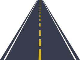 Highway or roadway. vector illustration