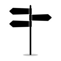 Direction road sign icon vector